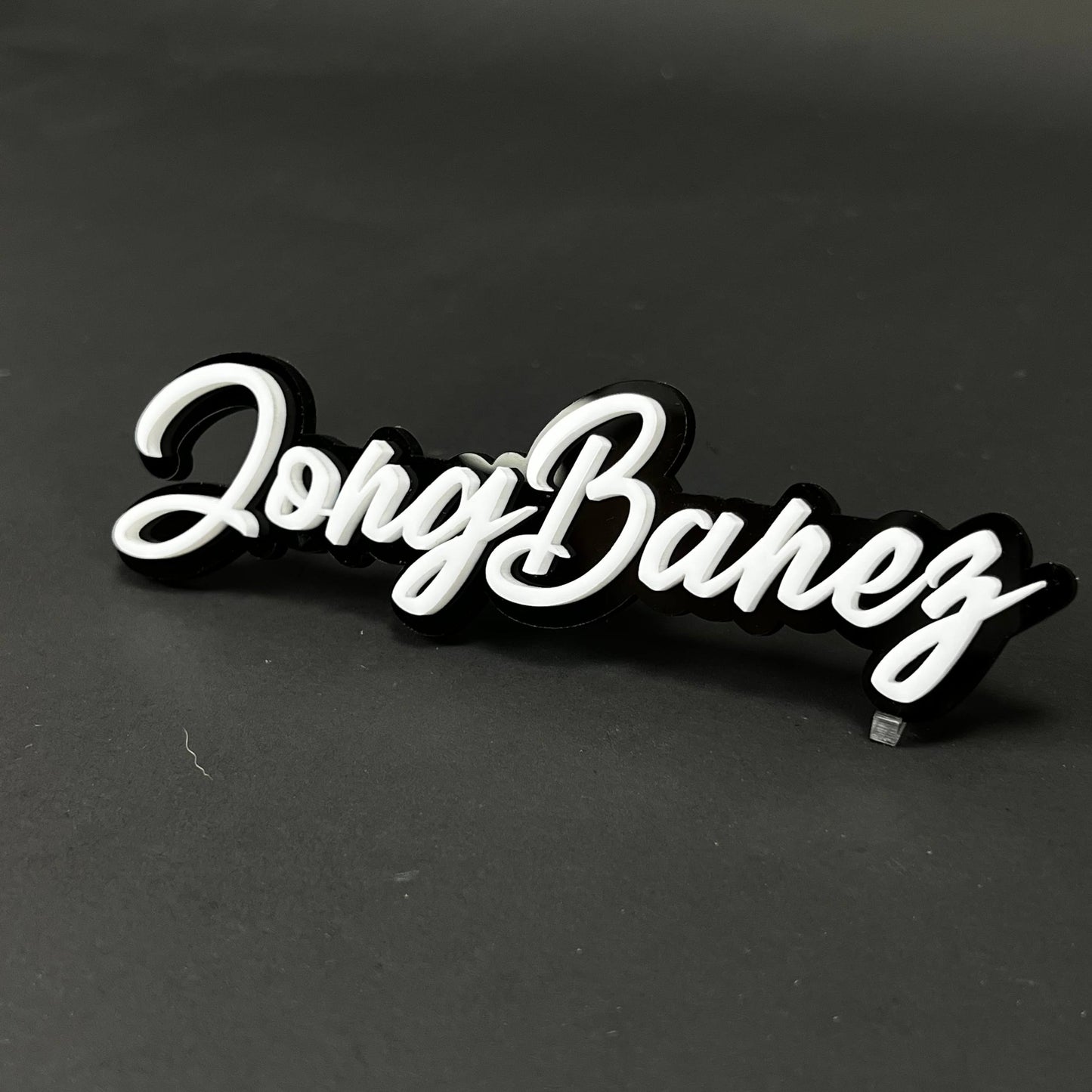 1PC JongBanez 3D Acrylic Badge - Car Truck Emblem Fender Tailgate Trunk Sticker