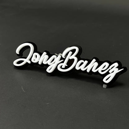 1PC JongBanez 3D Acrylic Badge - Car Truck Emblem Fender Tailgate Trunk Sticker