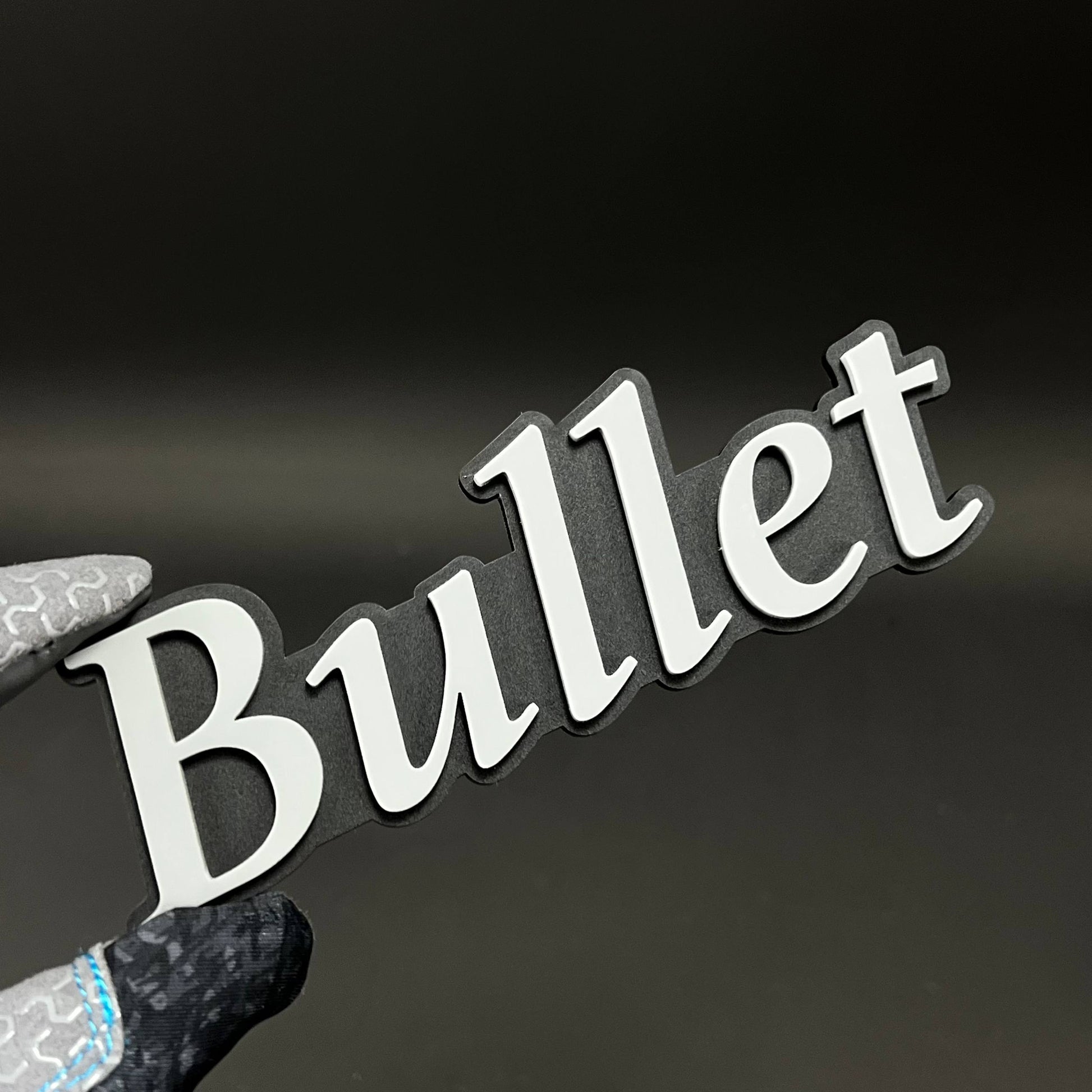 1PC Bullet 3D Acrylic Badge - Car Truck Emblem Fender Tailgate Trunk Sticker