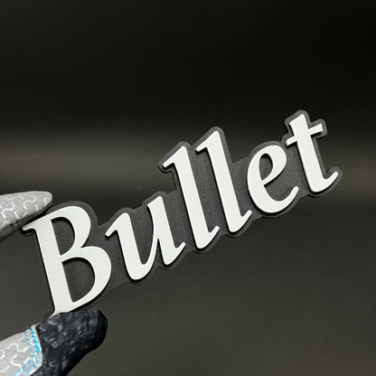 1PC Bullet 3D Acrylic Badge - Car Truck Emblem Fender Tailgate Trunk Sticker
