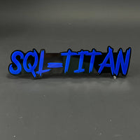 1PC SQL-TITAN 3D Acrylic Badge - Car Truck Emblem Fender Tailgate Trunk Sticker