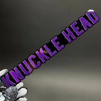 1PC KNUCKLE HEAD 3D Acrylic Badge - Car Truck Emblem Fender Sticker