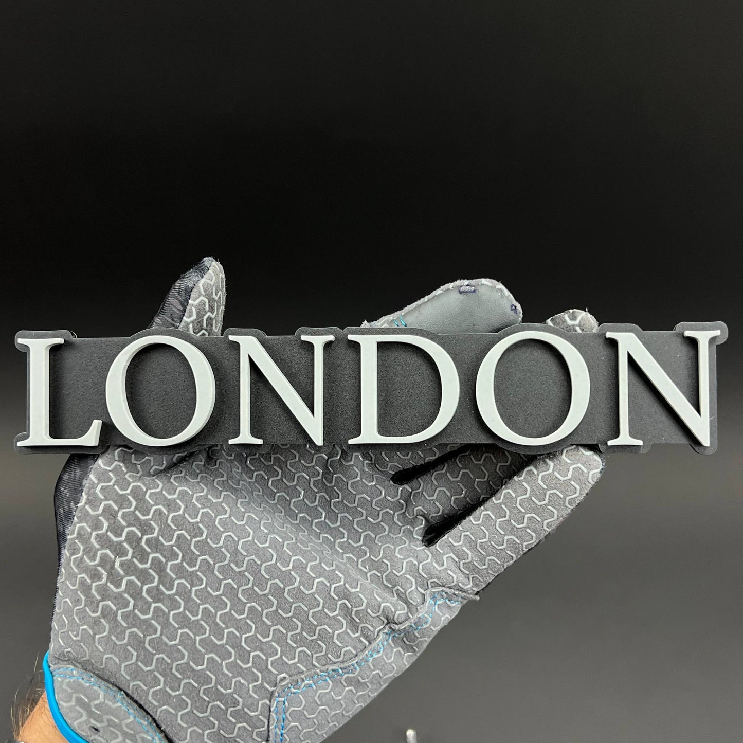 1PC LONDON (White) 3D Acrylic Badge - Car Truck Emblem Fender Tailgate Trunk Sticker
