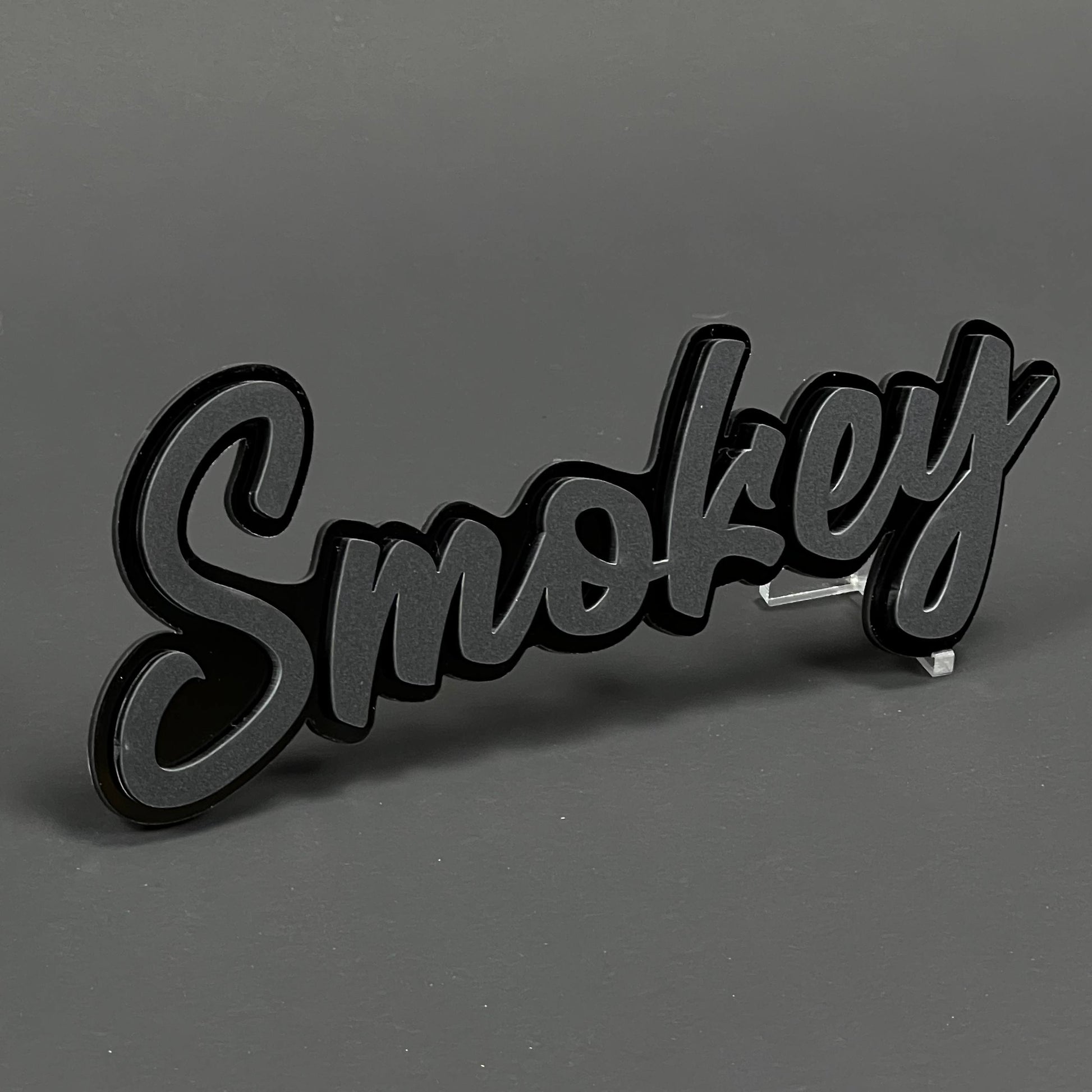 Smokey 3D Acrylic Badge - Car Truck Emblem Fender Tailgate Trunk Sticker