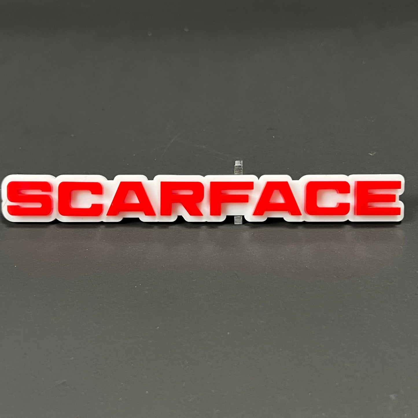 1PC SCARFACE 3D Acrylic Badge - Car Truck Emblem Fender Tailgate Trunk Sticker