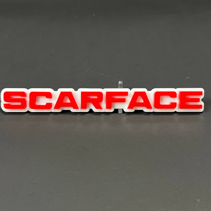 1PC SCARFACE 3D Acrylic Badge - Car Truck Emblem Fender Tailgate Trunk Sticker