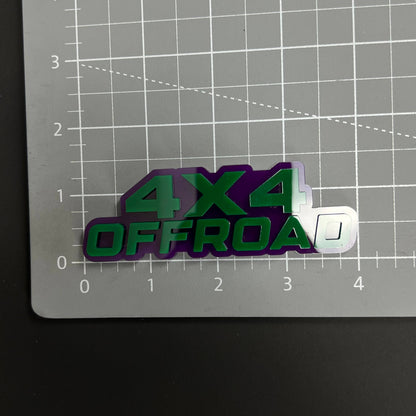 1PC 4X4 OFFROAD 3D Acrylic Badge - Car Truck Emblem Fender Sticker