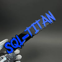 1PC SQL-TITAN 3D Acrylic Badge - Car Truck Emblem Fender Tailgate Trunk Sticker