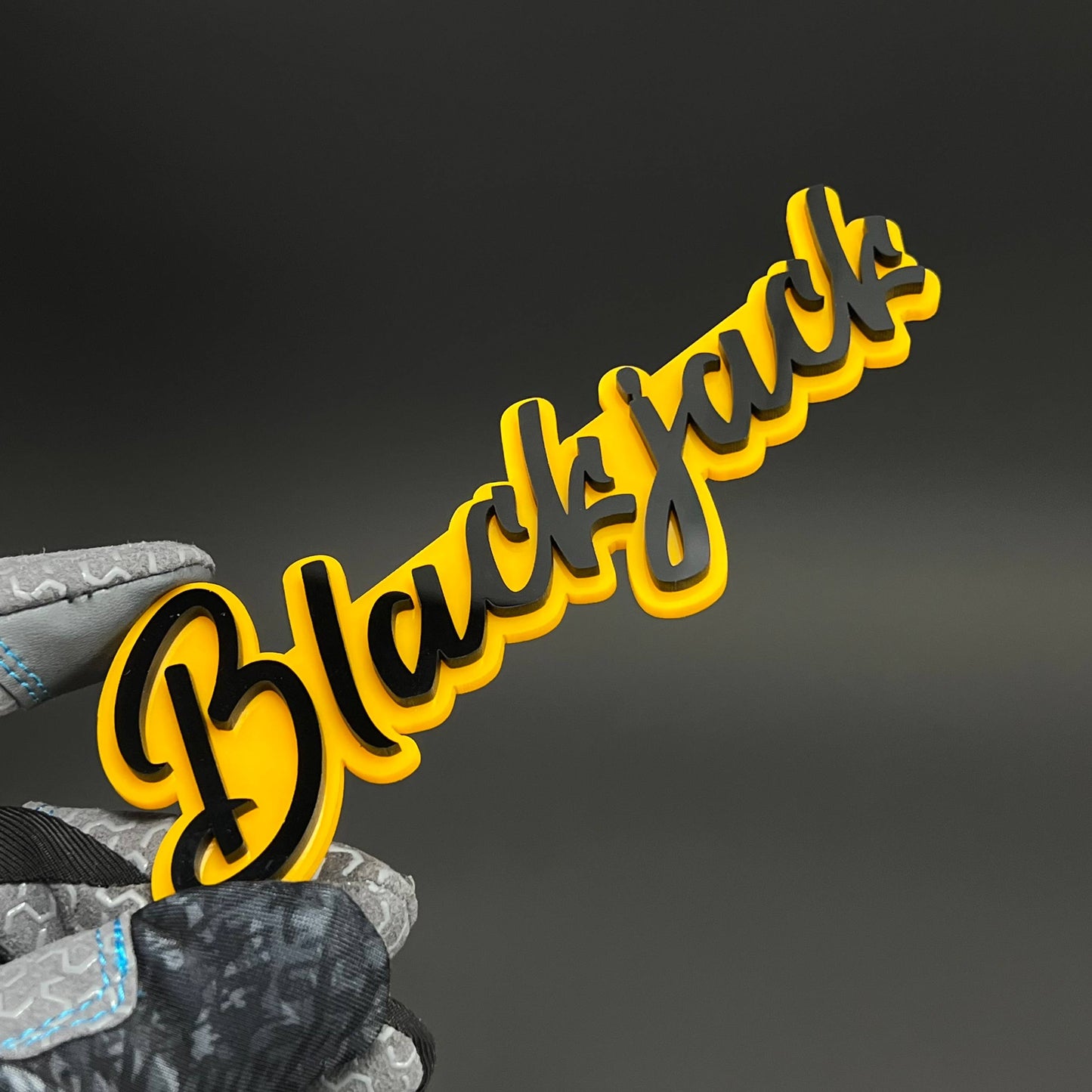 1PC Blackjack 3D Acrylic Badge - Car Truck Emblem Fender Tailgate Trunk Sticker