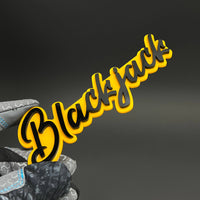 1PC Blackjack 3D Acrylic Badge - Car Truck Emblem Fender Tailgate Trunk Sticker