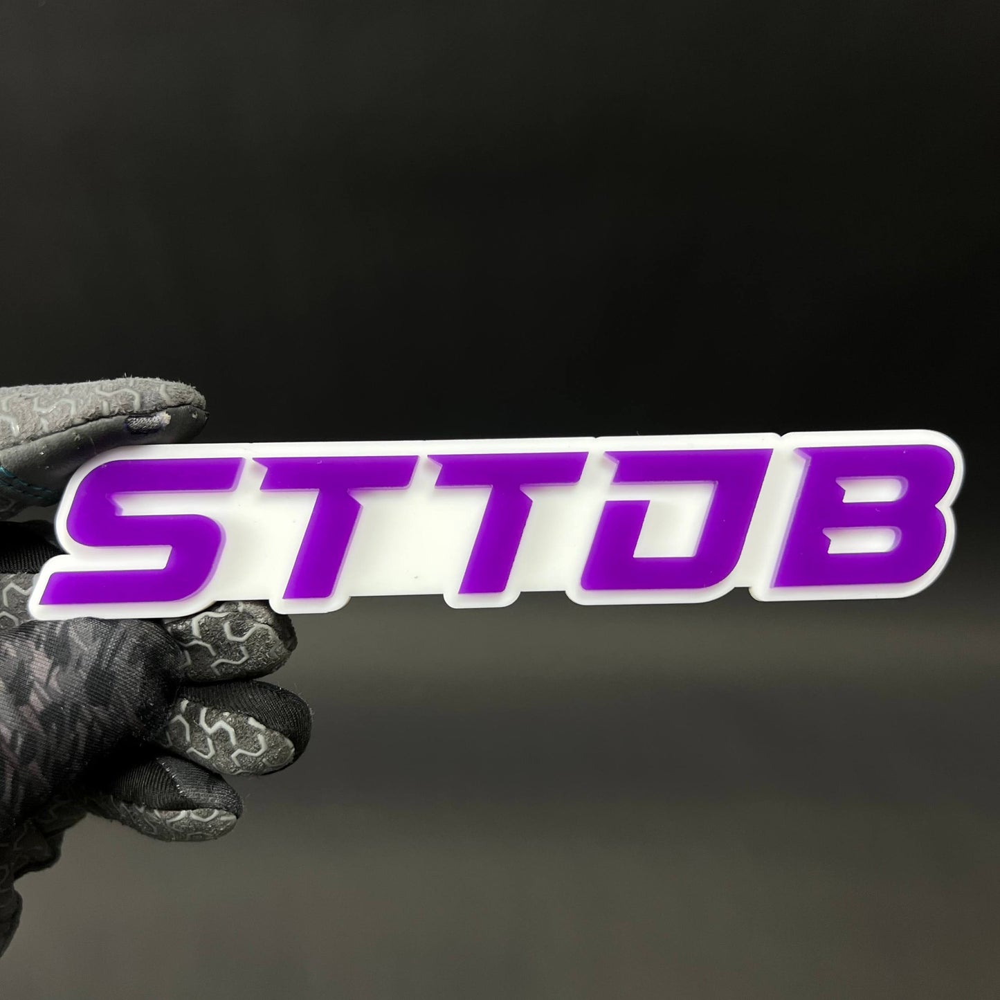 1PC STTDB 3D Acrylic Badge - Car Truck Emblem Fender Tailgate Trunk Sticker