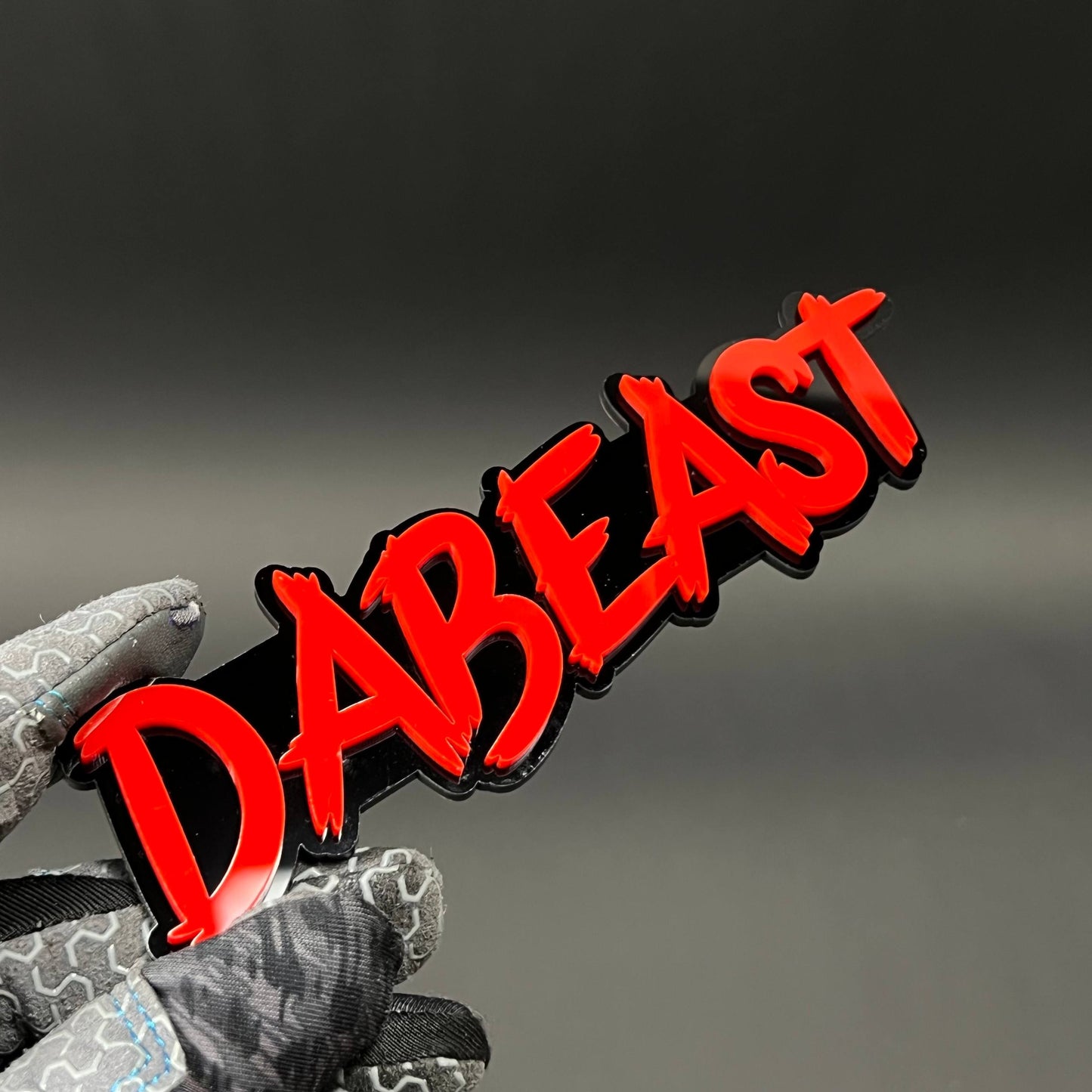1PC DABEAST 3D Acrylic Badge - Car Truck Emblem Fender Tailgate Trunk Sticker