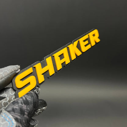 1PC SHAKER 3D Acrylic Badge - Car Truck Emblem Fender Tailgate Trunk Sticker