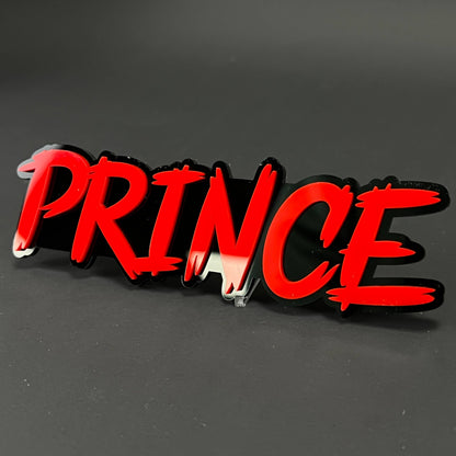1PC PRINCE 3D Acrylic Badge - Car Truck Emblem Fender Tailgate Trunk Sticker