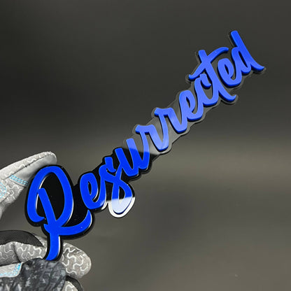 1PC Resurrected 3D Acrylic Badge - Car Truck Emblem Fender Sticker