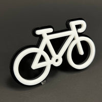 1PC Bicycle 3D Acrylic Badge - Car Truck Emblem Fender Tailgate Trunk Sticker
