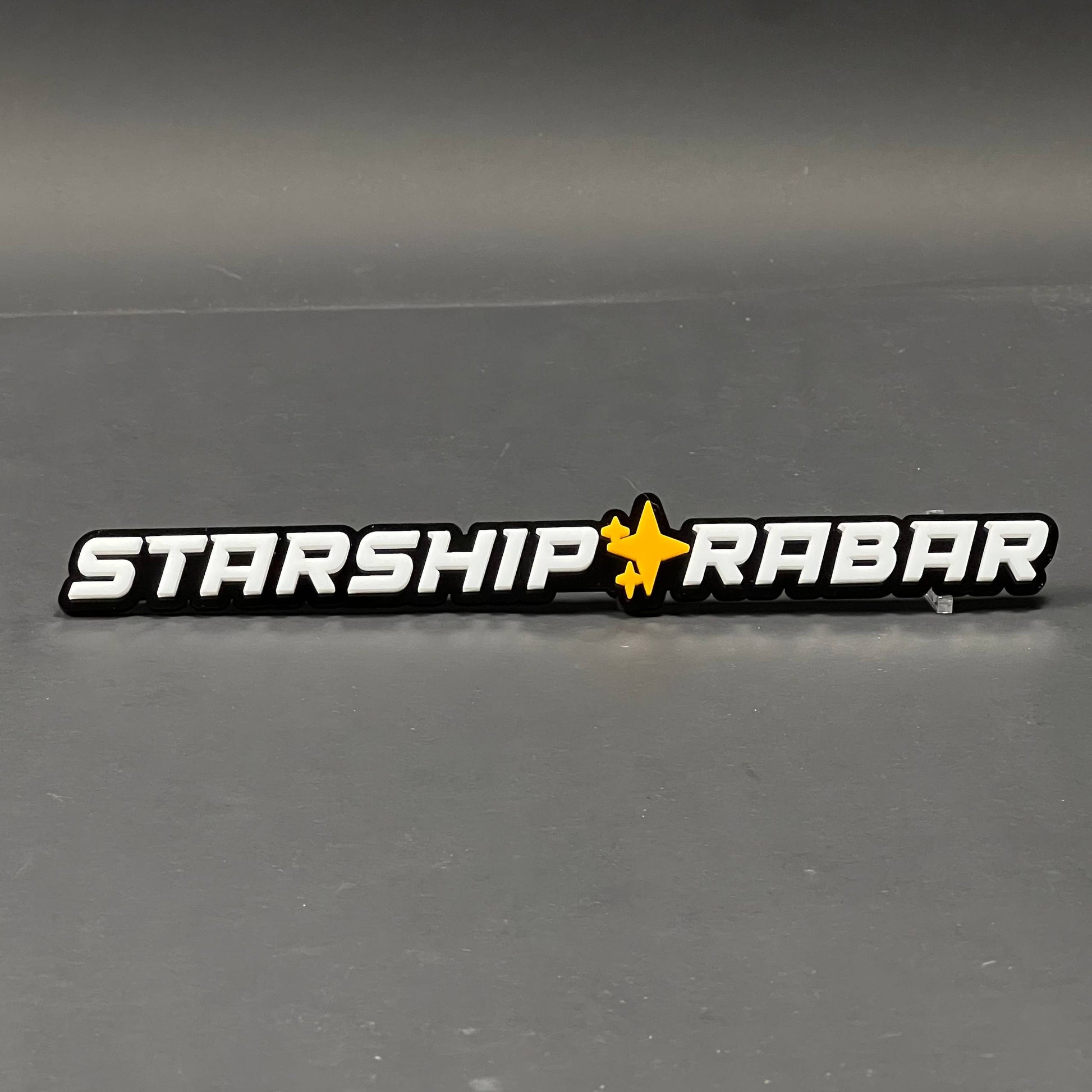 1PC STARSHIP RABAR 3D Acrylic Badge - Car Truck Emblem Fender Sticker