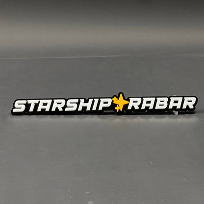 1PC STARSHIP RABAR 3D Acrylic Badge - Car Truck Emblem Fender Sticker