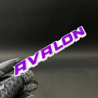 1PC AVALON 3D Acrylic Badge - Car Truck Emblem Fender Tailgate Trunk Sticker