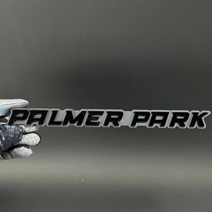 1PC PALMER PARK 3D Acrylic Badge - Car Truck Emblem Fender Sticker