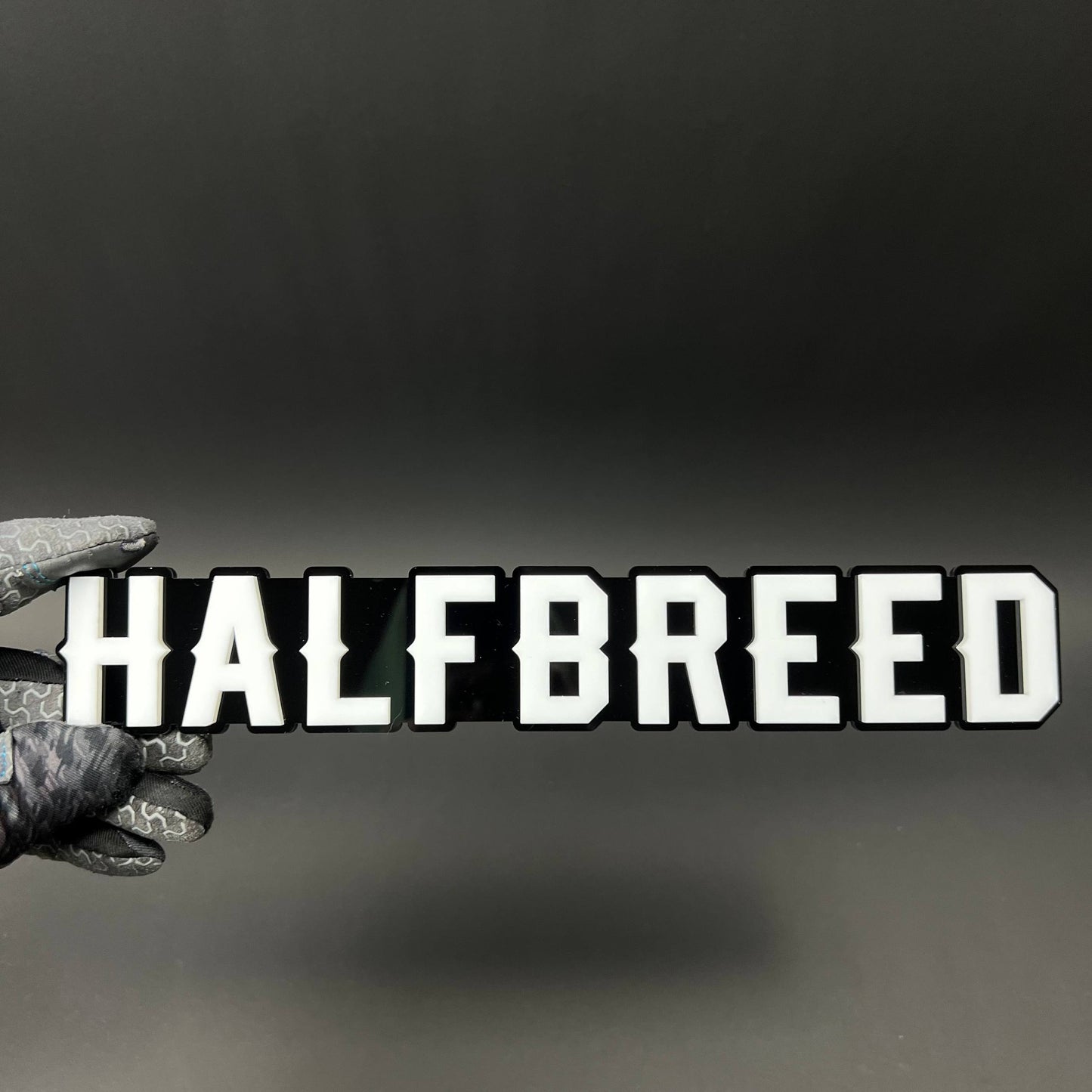 1PC HALFBREED 3D Acrylic Badge - Car Truck Emblem Fender Tailgate Trunk Sticker