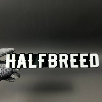 1PC HALFBREED 3D Acrylic Badge - Car Truck Emblem Fender Tailgate Trunk Sticker