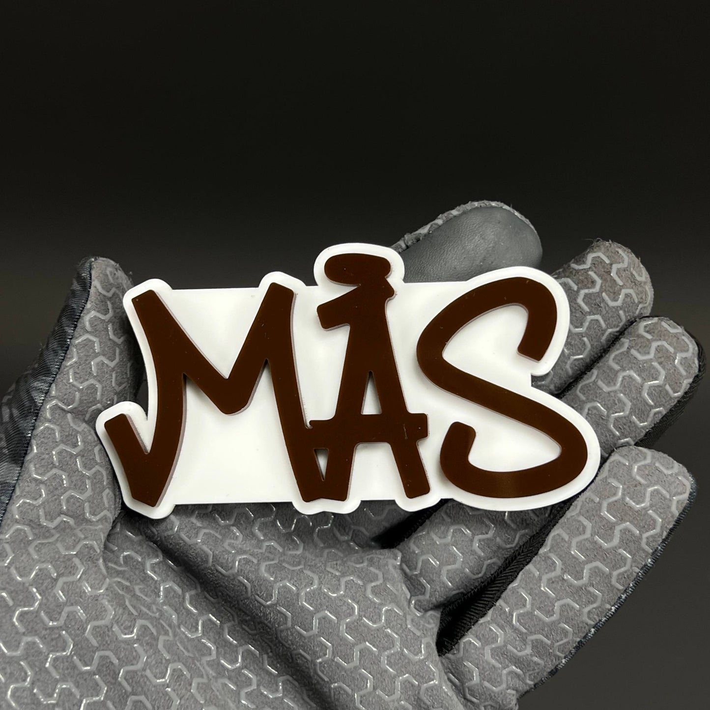 1PC MAS 3D Acrylic Badge - Car Truck Emblem Fender Tailgate Trunk Sticker