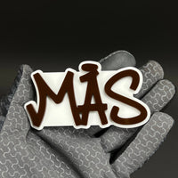 1PC MAS 3D Acrylic Badge - Car Truck Emblem Fender Tailgate Trunk Sticker