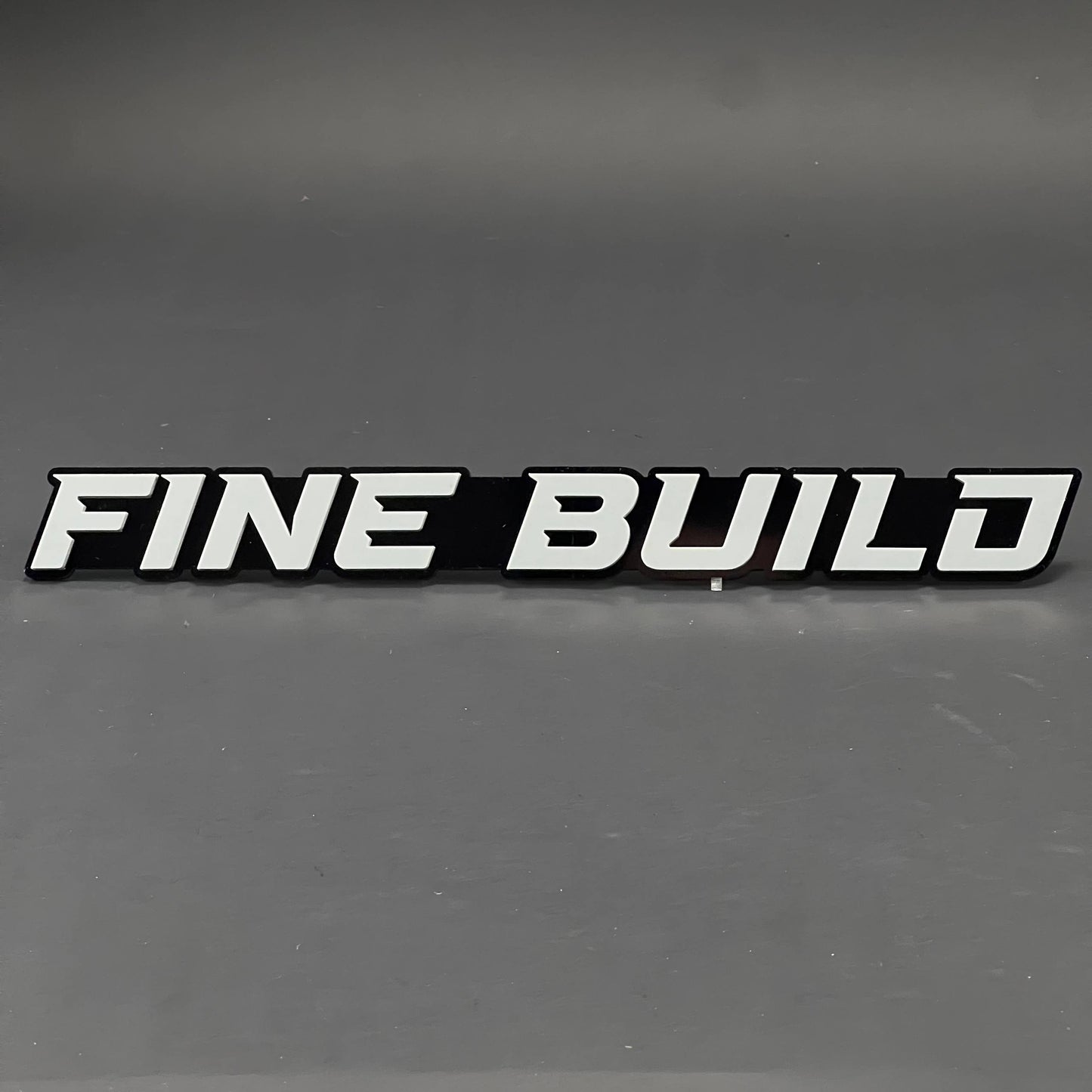 1PC FINE BUILD 3D Acrylic Badge - Car Truck Emblem Fender Tailgate Trunk Sticker