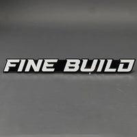 1PC FINE BUILD 3D Acrylic Badge - Car Truck Emblem Fender Tailgate Trunk Sticker