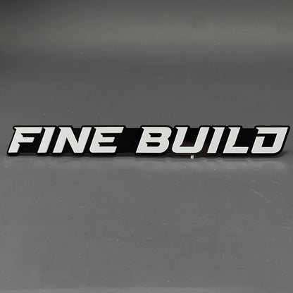 1PC FINE BUILD 3D Acrylic Badge - Car Truck Emblem Fender Tailgate Trunk Sticker
