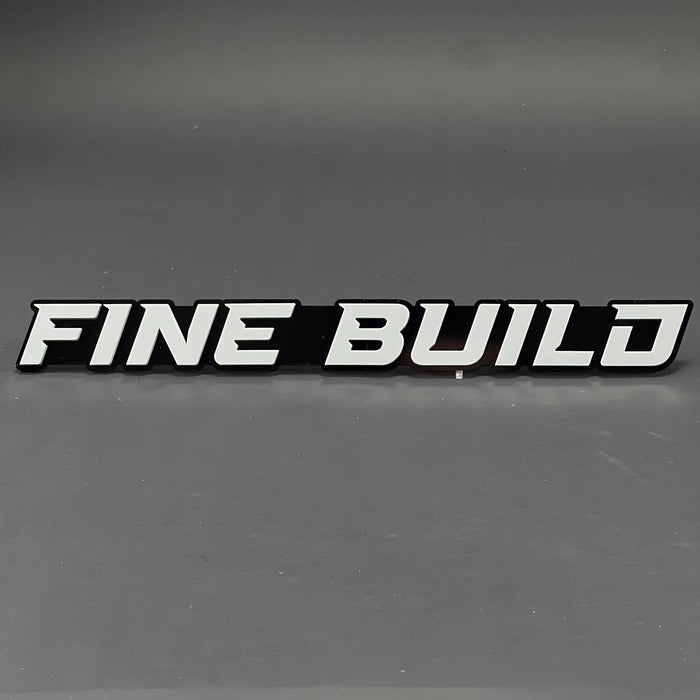 1PC FINE BUILD 3D Acrylic Badge - Car Truck Emblem Fender Tailgate Trunk Sticker