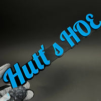1PC Hutt's HOE 3D Acrylic Badge - Car Truck Emblem Fender Tailgate Trunk Sticker