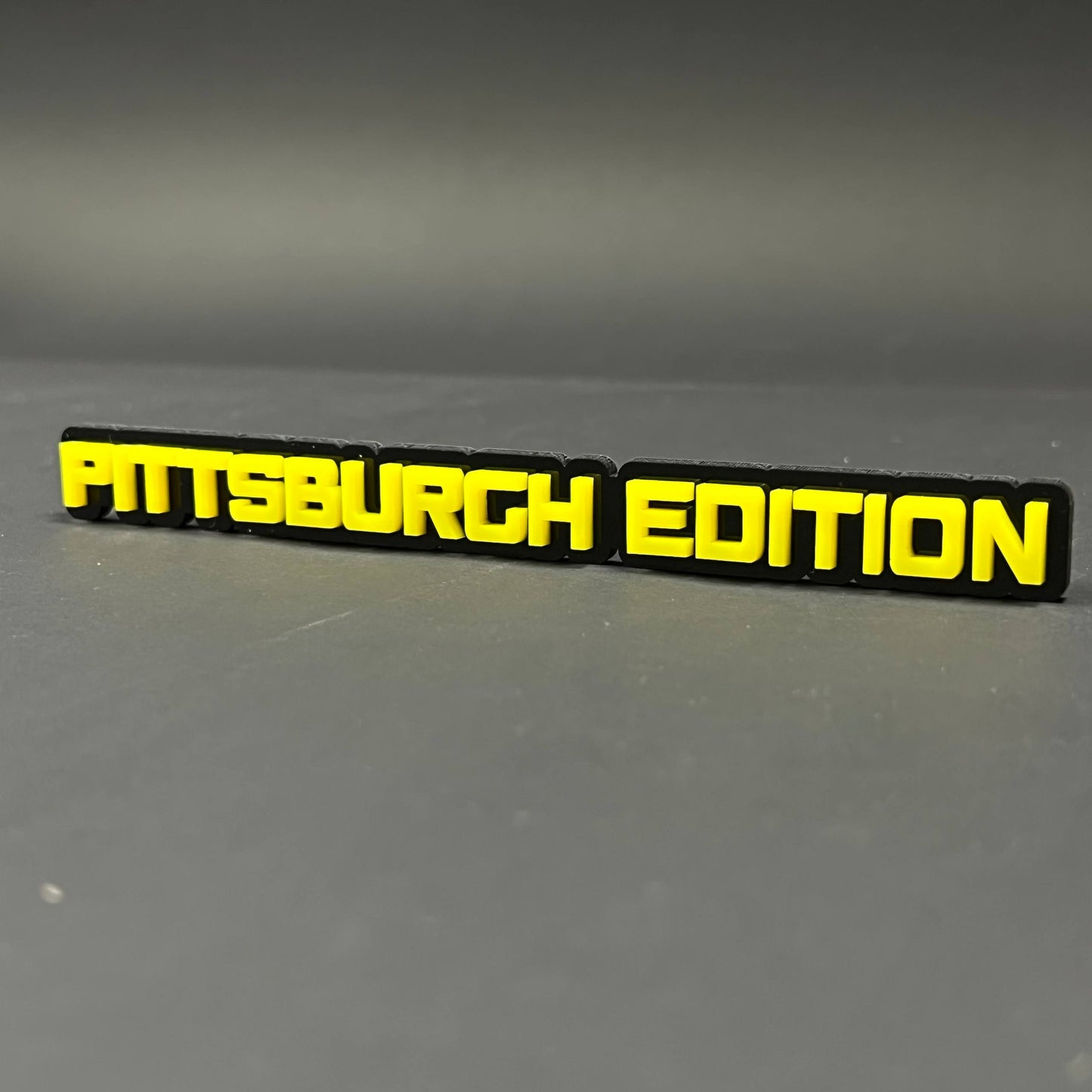 1PC PITTSBURGH EDITION 3D Acrylic Badge - Car Truck Emblem Fender Sticker