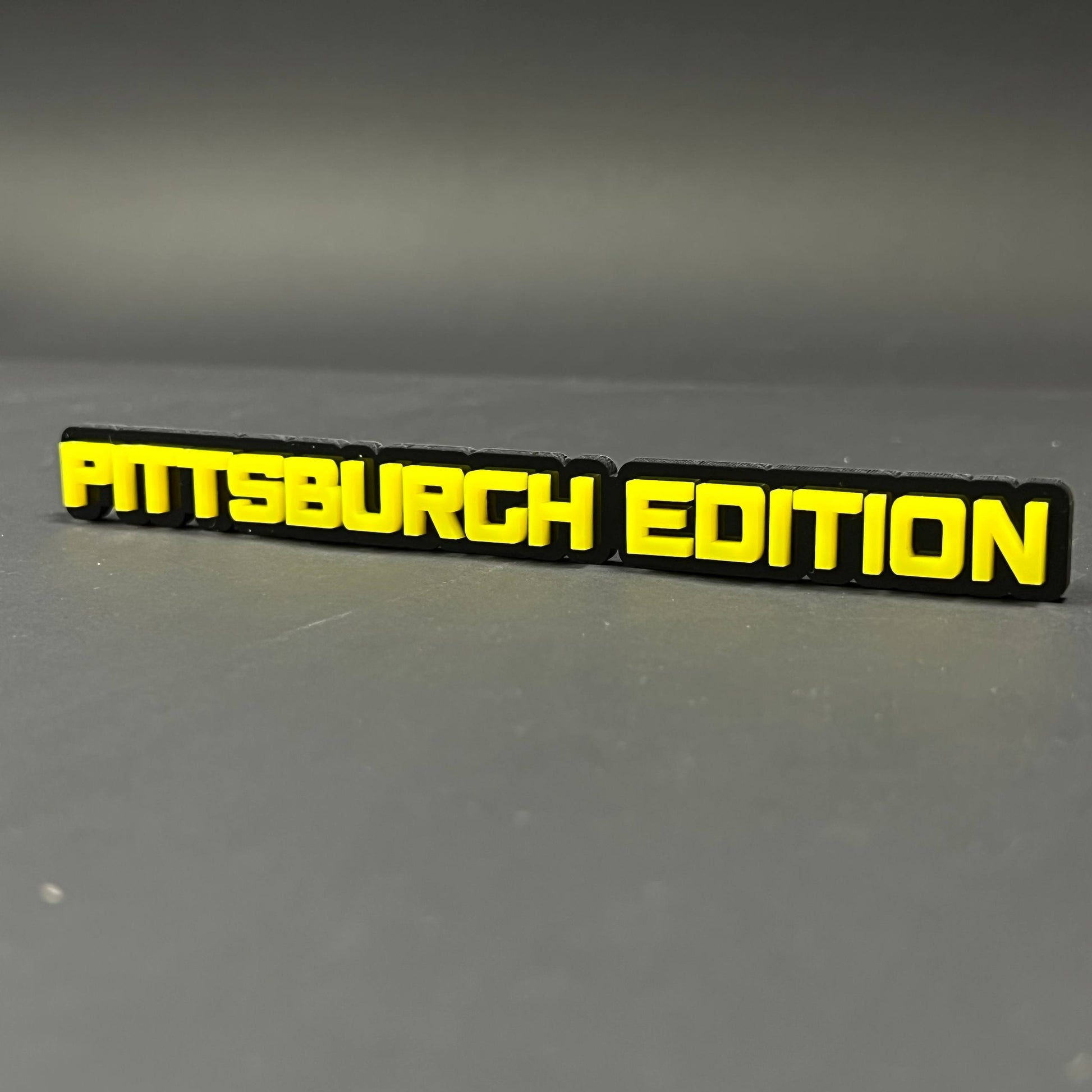 1PC PITTSBURGH EDITION 3D Acrylic Badge - Car Truck Emblem Fender Sticker