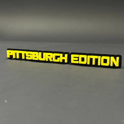 1PC PITTSBURGH EDITION 3D Acrylic Badge - Car Truck Emblem Fender Sticker