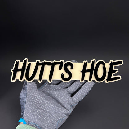 1PC Hutt's HOE 3D Acrylic Badge - Car Truck Emblem Fender Tailgate Trunk Sticker