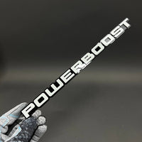 1PC POWERBOOST 3D Acrylic Badge - Car Truck Emblem Fender Tailgate Trunk Sticker