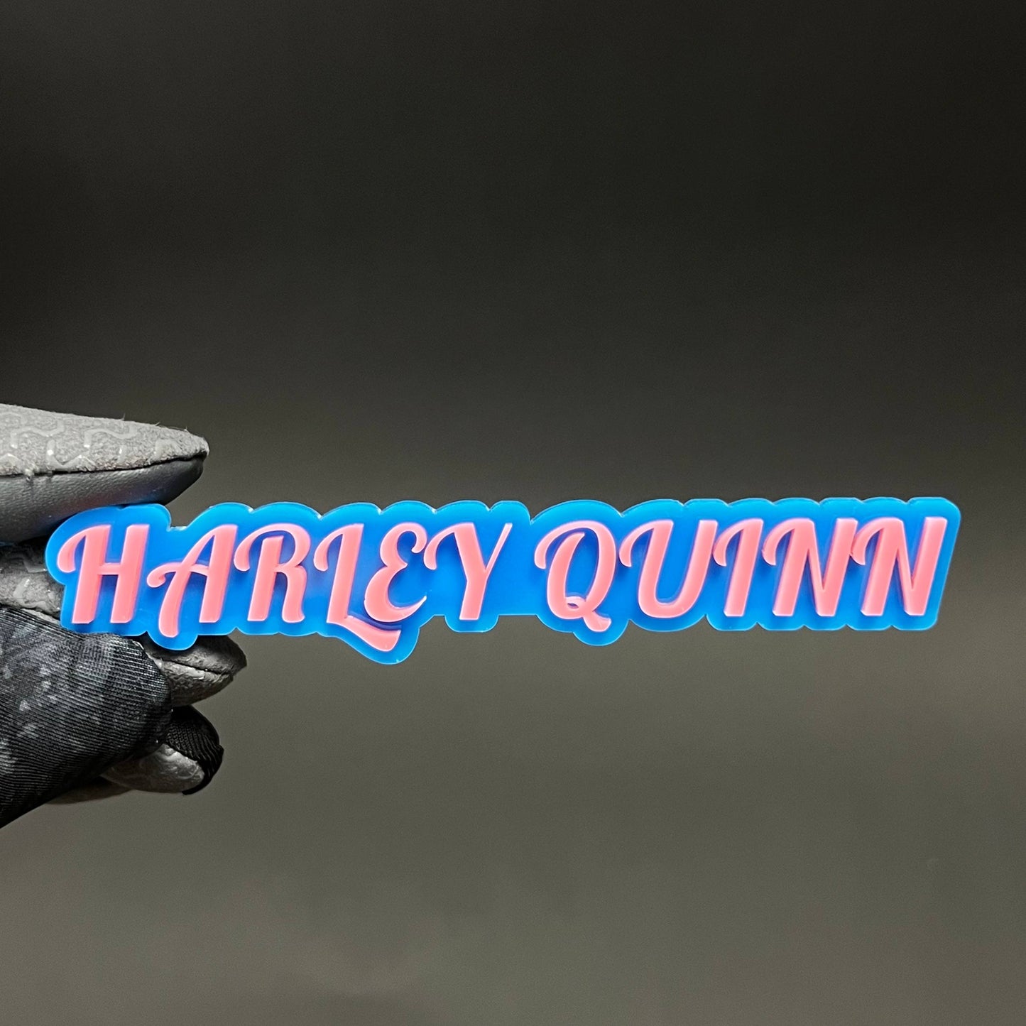 1PC HARLEY QUINN 3D Acrylic Badge - Car Truck Emblem Fender Sticker