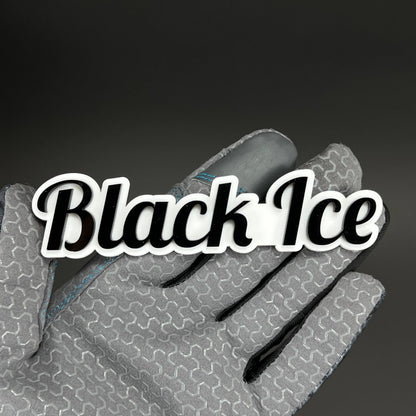 1PC Black Ice 3D Acrylic Badge - Car Truck Emblem Fender Tailgate Trunk Sticker