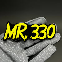 1PC MR. 330 3D Acrylic Badge - Car Truck Emblem Fender Tailgate Trunk Sticker