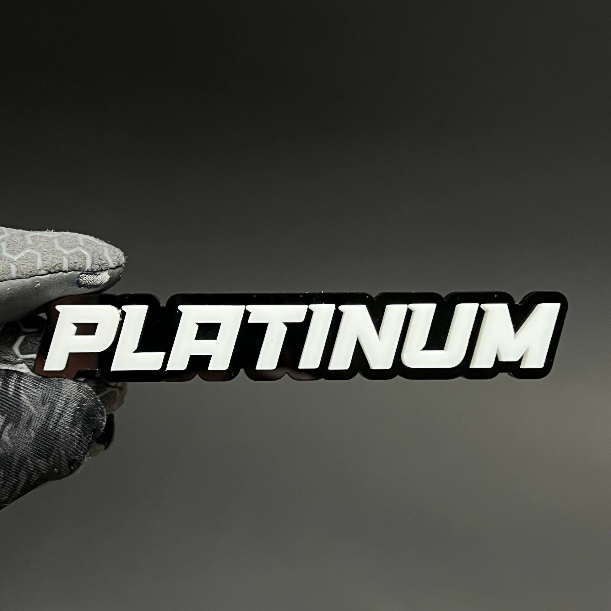 1PC Platinum 3D Acrylic Badge - Car Truck Emblem Fender Tailgate Trunk Sticker