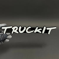 1PC TRUCKIT 3D Acrylic Badge - Car Truck Emblem Fender Tailgate Trunk Sticker