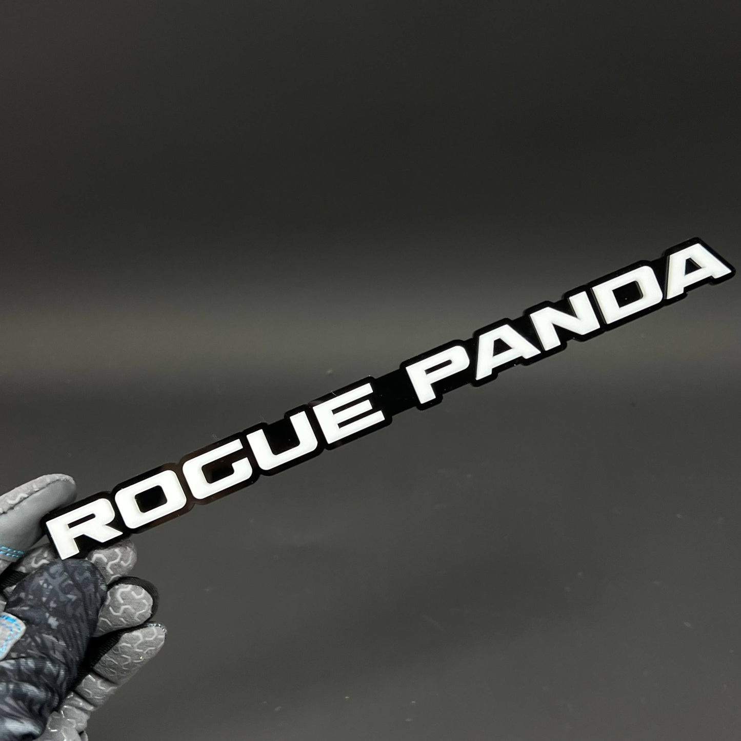 1PC ROGUE PANDA 3D Acrylic Badge - Car Truck Emblem Fender Sticker
