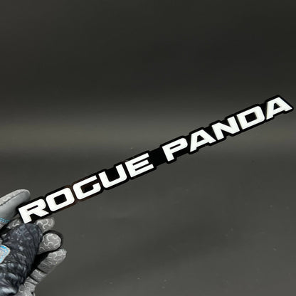 1PC ROGUE PANDA 3D Acrylic Badge - Car Truck Emblem Fender Sticker