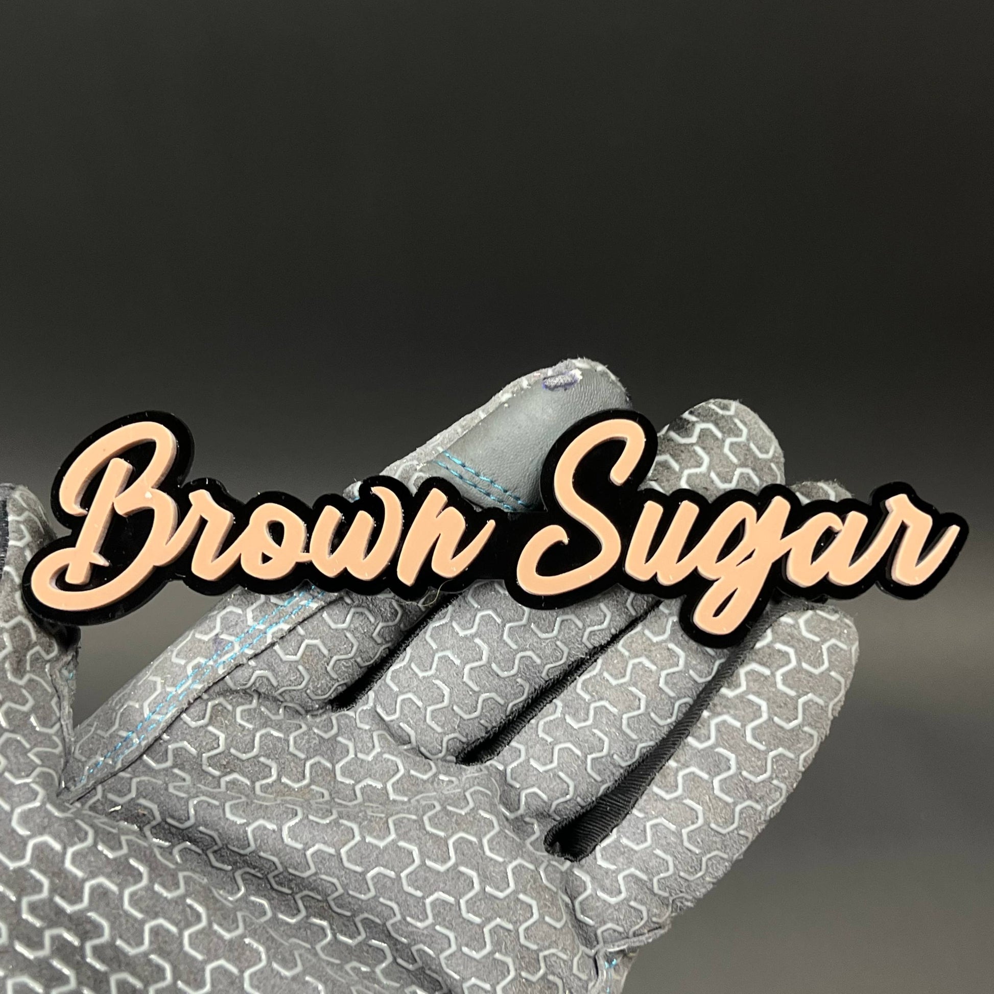 1PC Brown Sugar 3D Acrylic Badge - Car Truck Emblem Fender Sticker