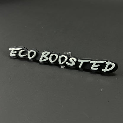 1PC ECO BOOSTED 3D Acrylic Badge - Car Truck Emblem Fender Sticker