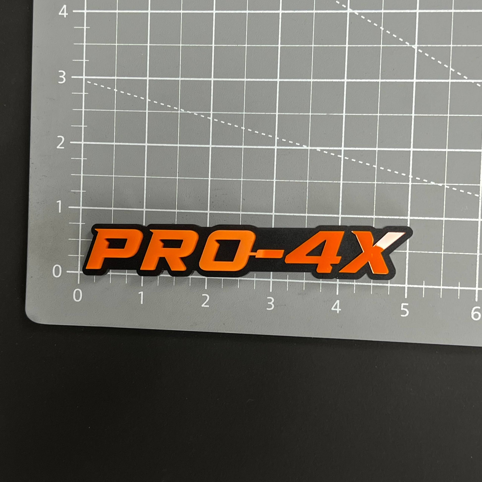 1PC PRO-4X 3D Acrylic Badge - Car Truck Emblem Fender Tailgate Trunk Sticker