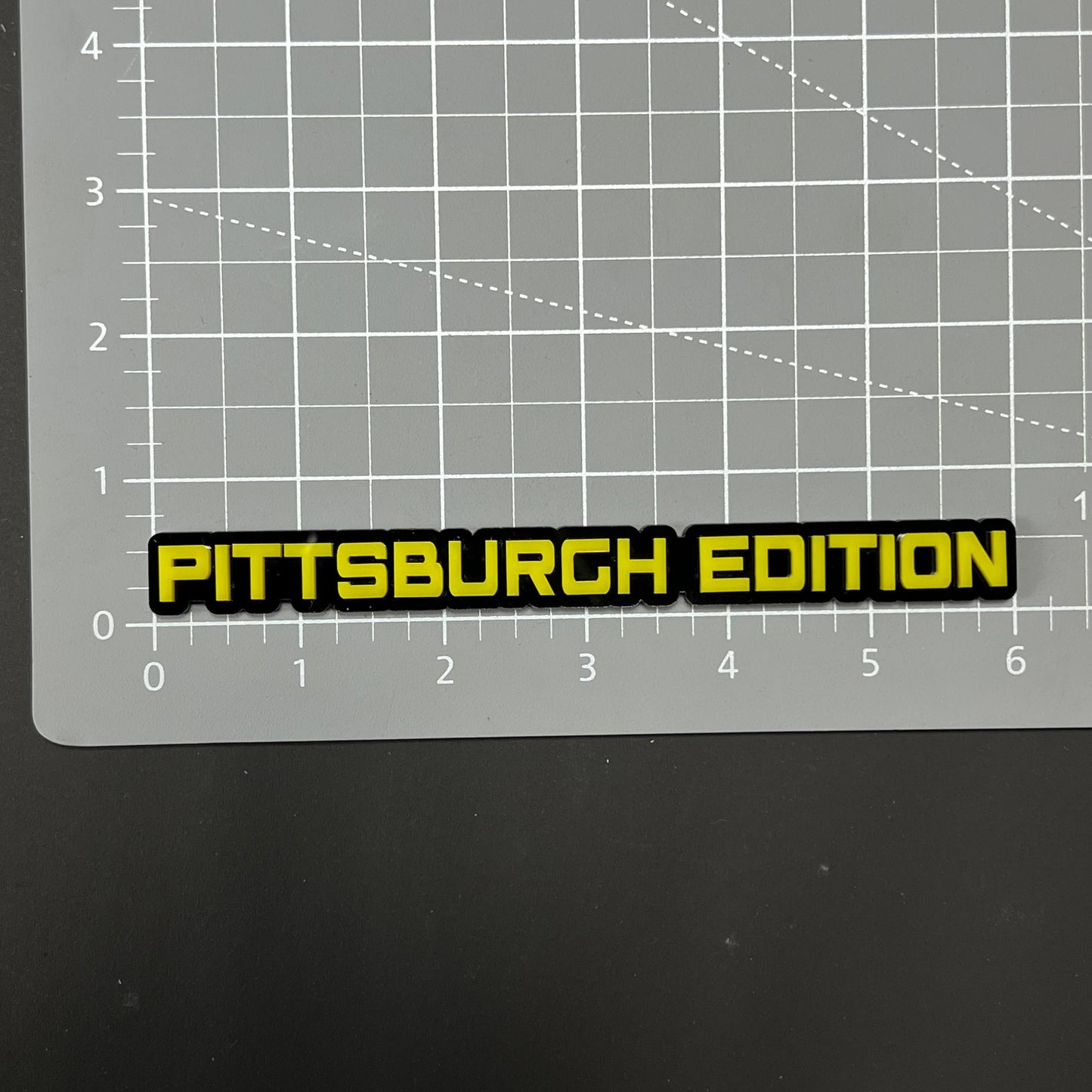 1PC PITTSBURGH EDITION 3D Acrylic Badge - Car Truck Emblem Fender Sticker