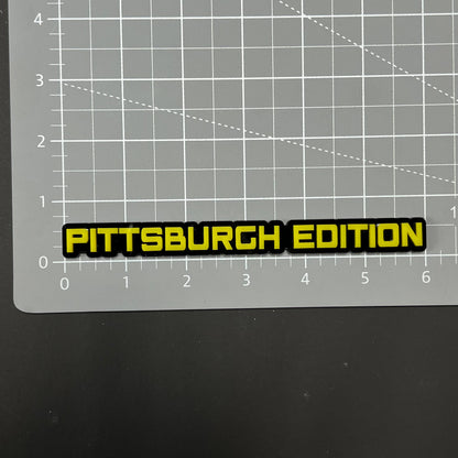 1PC PITTSBURGH EDITION 3D Acrylic Badge - Car Truck Emblem Fender Sticker